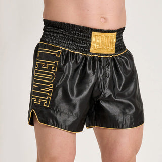 Calções kick-thai Leone DNA Premium AB969 Preto 