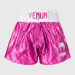 Calções kick-tailandeses Venum Contender XT Rosa-branco 