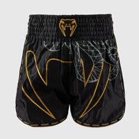 Calções kick-tailandeses Venum Serpenti Preto 