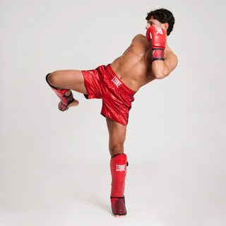 Calções kick WAKO Leone AB996 Vermelho 
