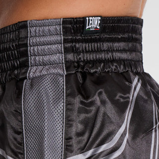 Calções kick WAKO Leone AB996 Preto 