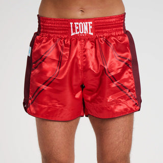 Calções kick WAKO Leone AB996 Vermelho 