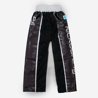 Calças SAP WAKO Competição de Kickboxing Preto-Combat Arena