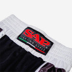 Calças SAP WAKO Competição de Kickboxing Preto-Combat Arena