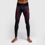 Pantaloni a compressione Venum G-Fit Air Nero-rosso-Combat Arena