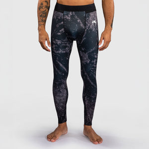 Calças de compressão Venum Rage & Workout Preto-cinzento-Combat Arena