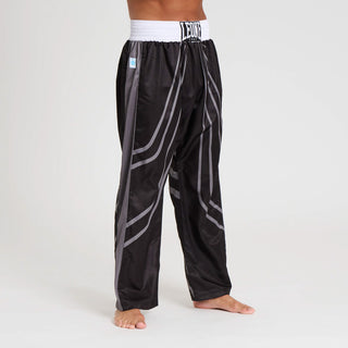 Calças de Kickboxing WAKO Leone AB992 Preto 