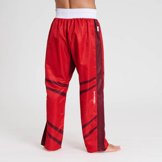 Calças de Kickboxing WAKO Leone AB992 Vermelho 