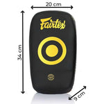 Pao Fairtex Microfibra Curvado Pequeno KPLC6 Preto-ouro 