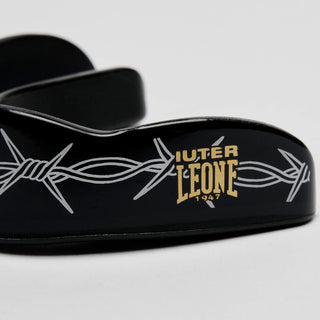 Paradenti Leone IUTER Barbed Wire PD02IU Nero-Combat Arena