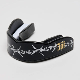 Paradenti Leone IUTER Barbed Wire PD02IU Nero-Combat Arena