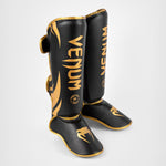 Caneleiras Venum Challenger Preto-ouro 