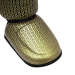 Caneleiras com parapeito Adidas Pro Kickboxing WAKO Preto-ouro 