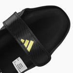 Caneleiras com parapeito Adidas Pro Kickboxing WAKO Preto-ouro 