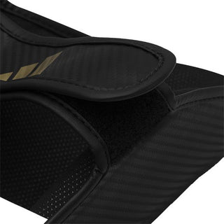 Caneleiras com parapeito Adidas Pro Kickboxing WAKO Preto-ouro 