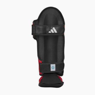 Caneleiras com parapeito Adidas Pro Kickboxing WAKO Vermelho-branco 