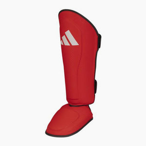 Caneleiras com parapeito Adidas Pro Kickboxing WAKO Vermelho-branco 