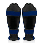 Caneleiras Fairtex Competição SP5 com proteção para os pés Azul 