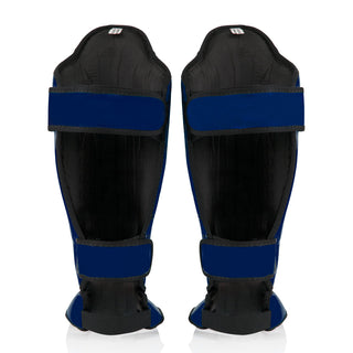 Caneleiras Fairtex Competição SP5 com proteção para os pés Azul 