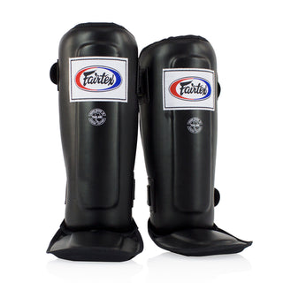 Caneleiras Fairtex Double Padded SP3 com apoio para os pés 
