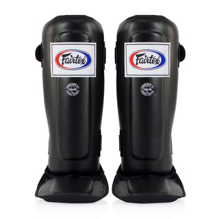 Caneleiras Fairtex Double Padded SP3 com apoio para os pés 