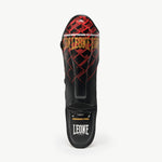 Caneleiras Leone MMA Cage PT163 Vermelho 