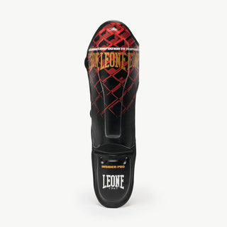 Caneleiras Leone MMA Cage PT163 Vermelho 