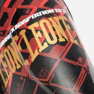 Caneleiras Leone MMA Cage PT163 Vermelho 
