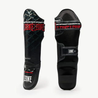 Caneleiras Leone MMA Cage PT163 Cinzento escuro 