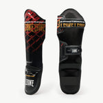 Caneleiras Leone MMA Cage PT163 Vermelho 