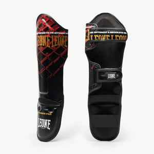 Caneleiras Leone MMA Cage PT163 Vermelho 