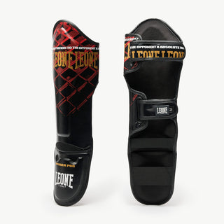 Caneleiras Leone MMA Cage PT163 Vermelho 