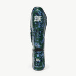 Caneleiras Leone Urban Fighter PT118 camuflado azul-verde 