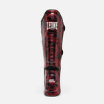 Caneleiras Leone Urban Fighter PT118 camuflado vermelho-preto 