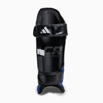 Caneleiras com parapiede Adidas Pro Kickboxing WAKO Azul-branco 