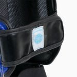 Caneleiras com parapiede Adidas Pro Kickboxing WAKO Azul-branco 