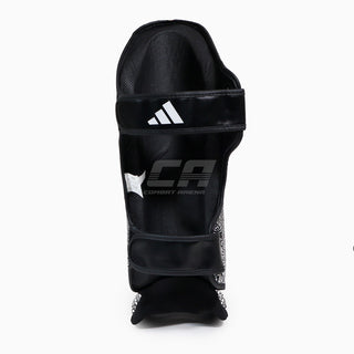 Caneleiras com para-pé Adidas Pro Kickboxing WAKO Preto-branco 
