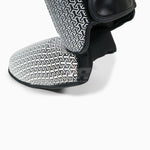 Caneleiras com para-pé Adidas Pro Kickboxing WAKO Preto-branco 