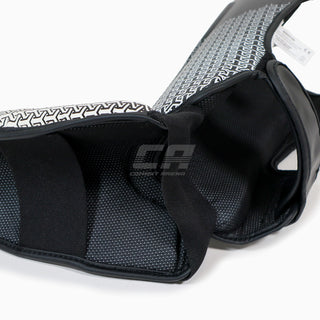 Caneleiras com para-pé Adidas Pro Kickboxing WAKO Preto-branco 