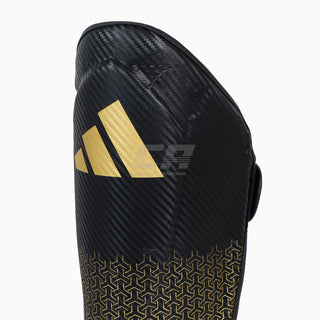 Caneleiras com parapeito Adidas Pro Kickboxing WAKO Preto-ouro 
