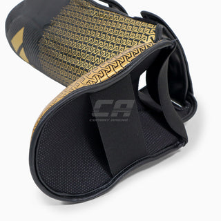 Caneleiras com parapeito Adidas Pro Kickboxing WAKO Preto-ouro 