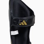 Caneleiras com parapeito Adidas Pro Kickboxing WAKO Preto-ouro 