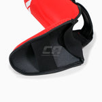 Caneleiras com parapeito Adidas Pro Kickboxing WAKO Vermelho-branco 