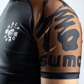 Rashguard Half Sumo Sugoi Ranked Castanho-Combat Arena