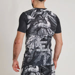 Rashguard Leone IUTER Barbed Wire AB06IU Preto-Combat Arena