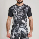 Rashguard Leone IUTER Barbed Wire AB06IU Preto-Combat Arena