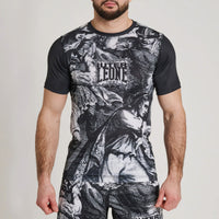 Rashguard Leone IUTER Barbed Wire AB06IU Preto-Combat Arena