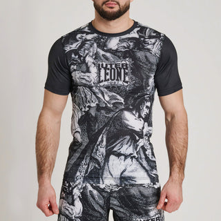 Rashguard Leone IUTER Barbed Wire AB06IU Preto-Combat Arena