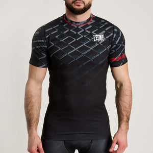 Rashguard Leone MMA Cage AB971 Cinzento escuro-Combat Arena