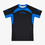 Rashguard Manto Ranked 25 maniche corte Blu-Combat Arena